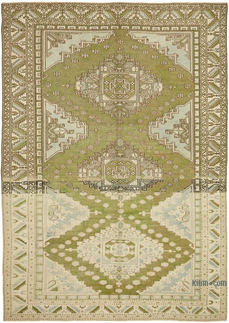 Vintage Turkish Hand-Knotted Rug - 6' 1" x 8' 11" (73" x 107") - K0078690