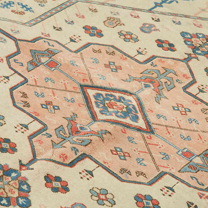 Alfombra Vintage Turca Anudada a Mano - 183 cm x 244 cm - K0078691