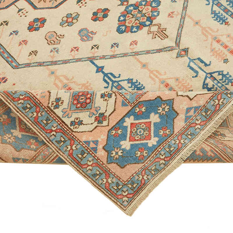 Alfombra Vintage Turca Anudada a Mano - 183 cm x 244 cm - K0078691