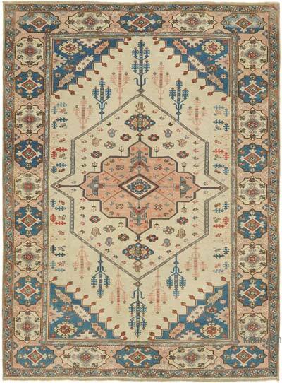 Vintage Turkish Hand-Knotted Rug - 6'  x 8'  (72" x 96")