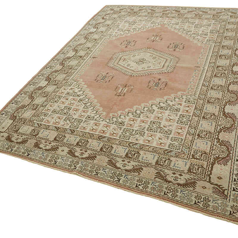 Alfombra Vintage Turca Anudada a Mano - 207 cm x 293 cm - K0078694