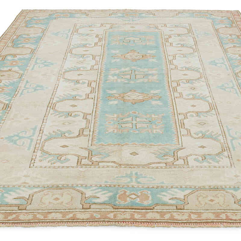 El Dokuma Vintage Halı - 165 cm x 218 cm - K0078696