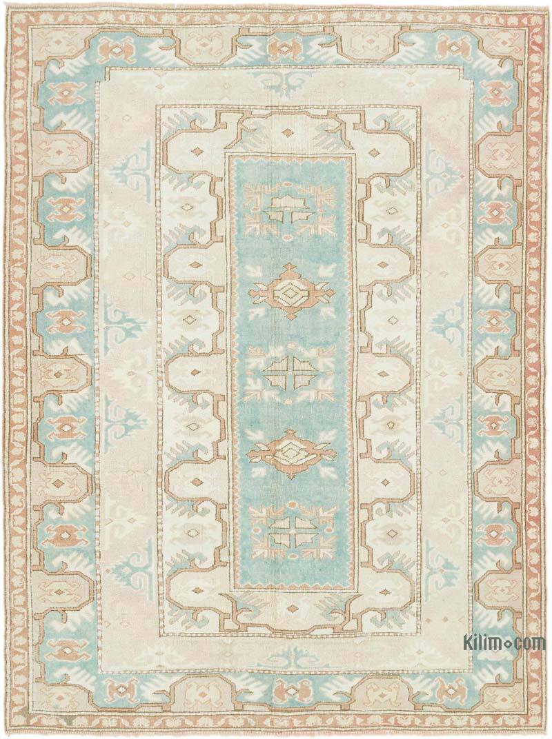 El Dokuma Vintage Halı - 165 cm x 218 cm - K0078696