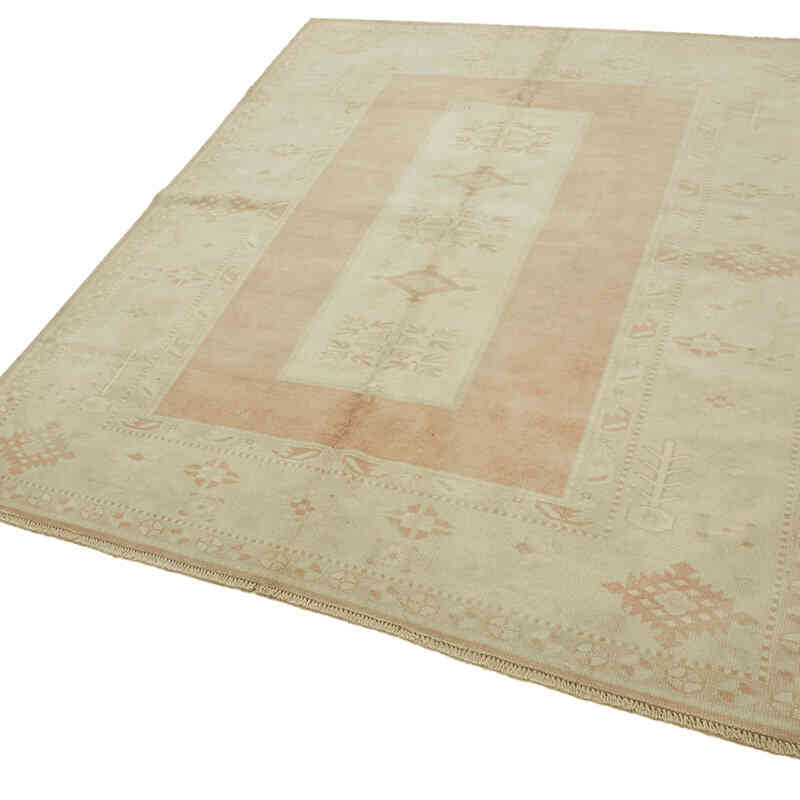 Vintage Turkish Hand-Knotted Rug - 6' 4" x 7' 3" (76" x 87") - K0078697