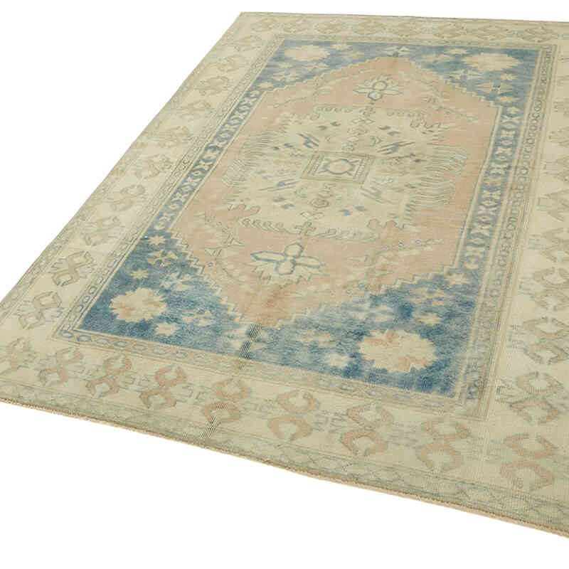 Alfombra Vintage Turca Anudada a Mano - 173 cm x 257 cm - K0078699
