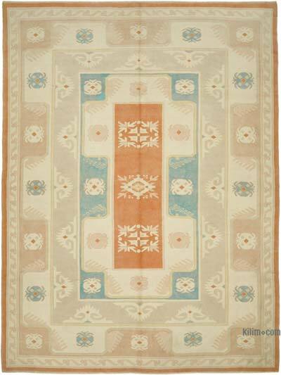 Vintage Turkish Hand-Knotted Rug - 7' 11" x 10' 6" (95" x 126")