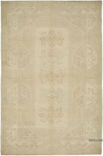 Alfombra Vintage Turca Anudada a Mano - 205 cm x 313 cm