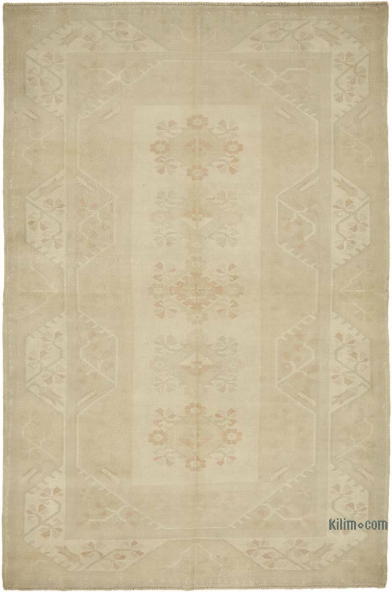 Alfombra Vintage Turca Anudada a Mano - 205 cm x 313 cm - K0078701