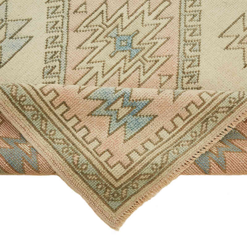 Alfombra Vintage Turca Anudada a Mano - 122 cm x 210 cm - K0078702