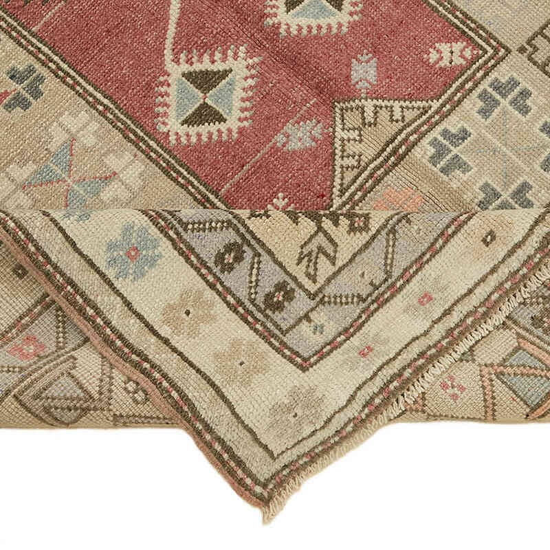 Alfombra Vintage Turca Anudada a Mano - 123 cm x 229 cm - K0078703