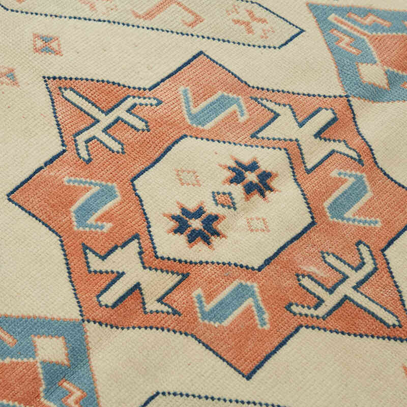 El Dokuma Vintage Halı - 127 cm x 188 cm - K0078704