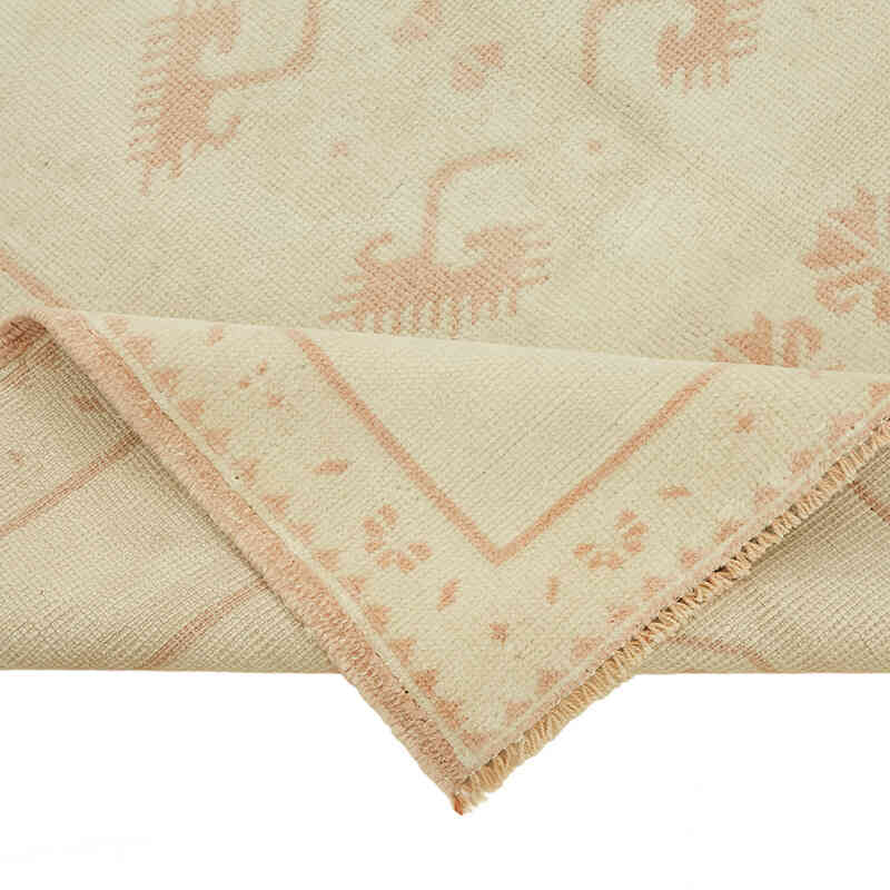 Alfombra Vintage Turca Anudada a Mano - 135 cm x 211 cm - K0078707