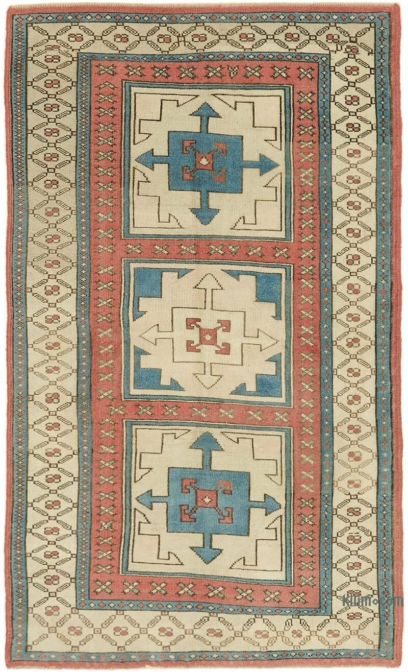 Vintage Turkish Hand-Knotted Rug - 4' 1" x 6' 10" (49" x 82") - K0078708