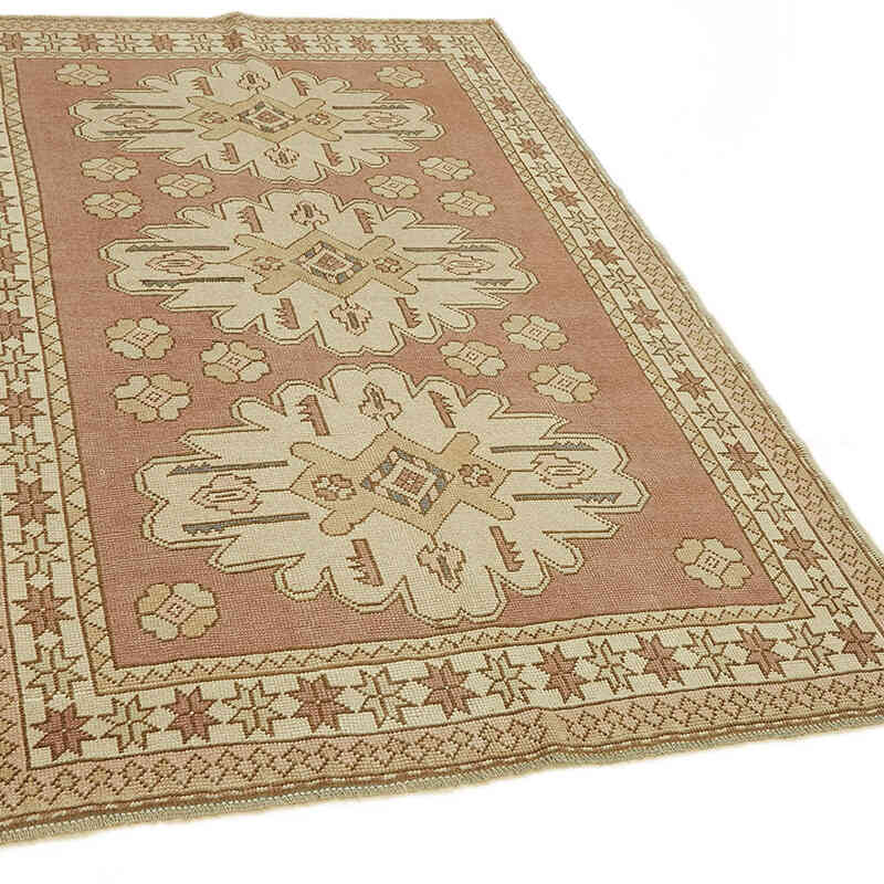 Vintage Turkish Hand-Knotted Rug - 4' 1" x 6' 6" (49" x 78") - K0078711