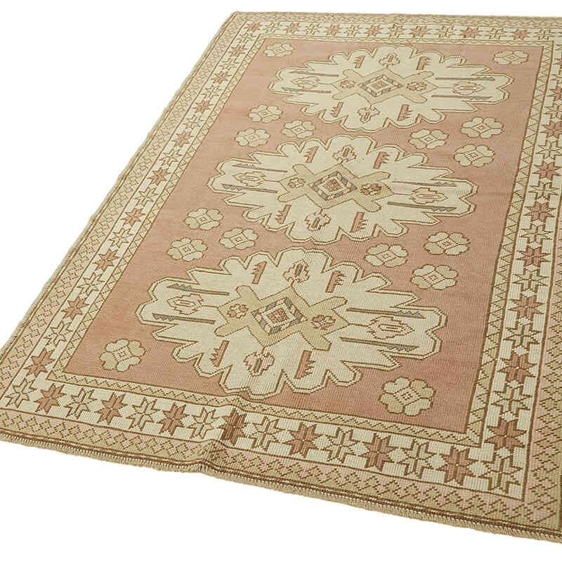 Vintage Turkish Hand-Knotted Rug - 4' 1" x 6' 6" (49" x 78") - K0078711