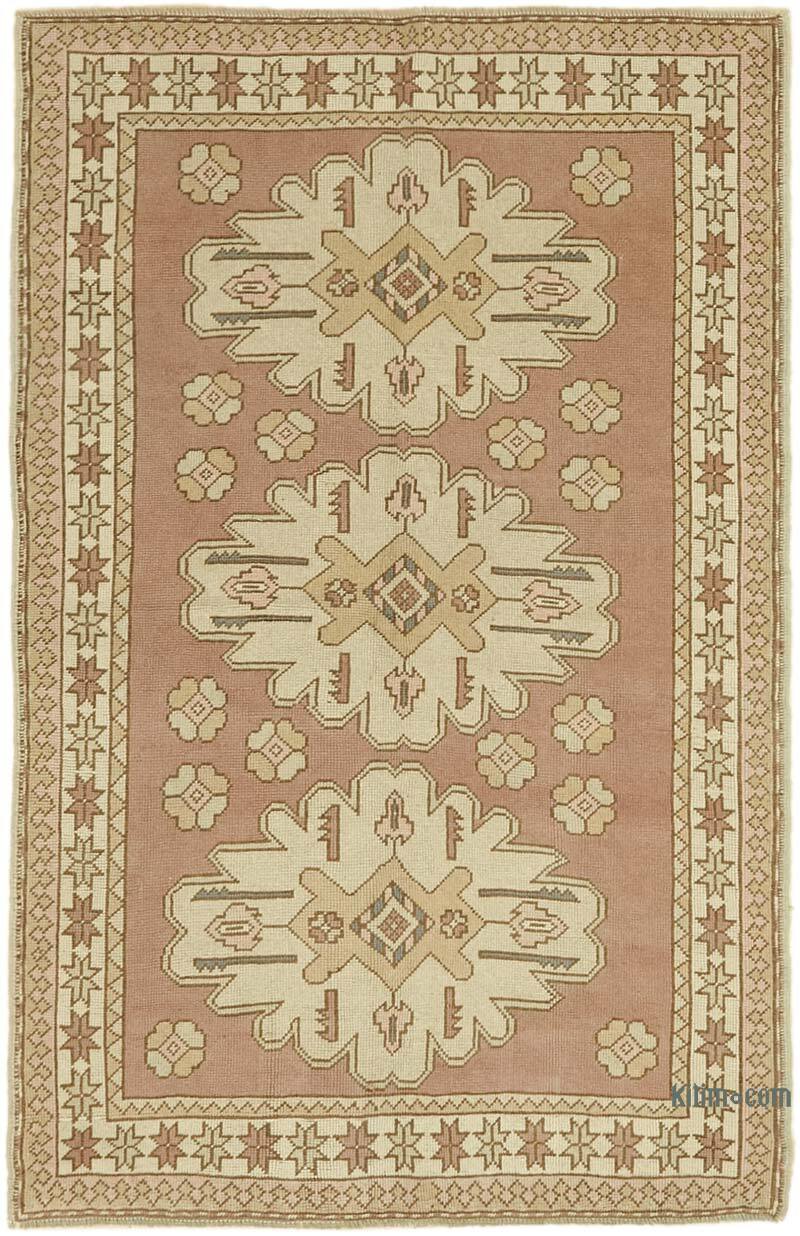 Vintage Turkish Hand-Knotted Rug - 4' 1" x 6' 6" (49" x 78") - K0078711