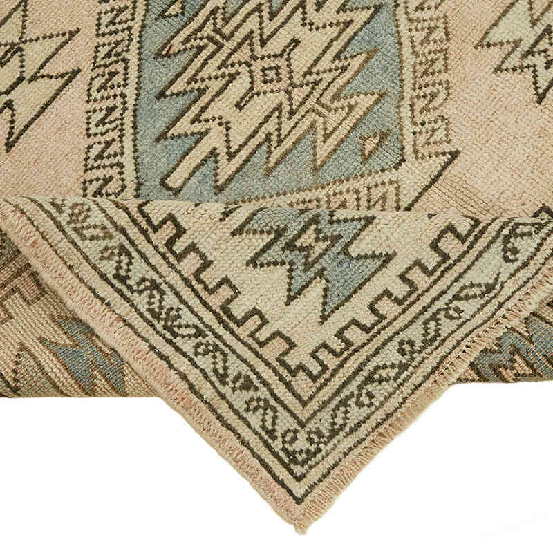 Alfombra Vintage Turca Anudada a Mano - 123 cm x 199 cm - K0078712