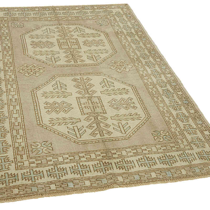 El Dokuma Vintage Halı - 127 cm x 180 cm - K0078714