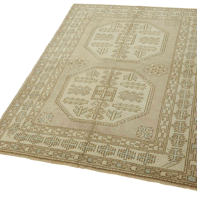 El Dokuma Vintage Halı - 127 cm x 180 cm - K0078714