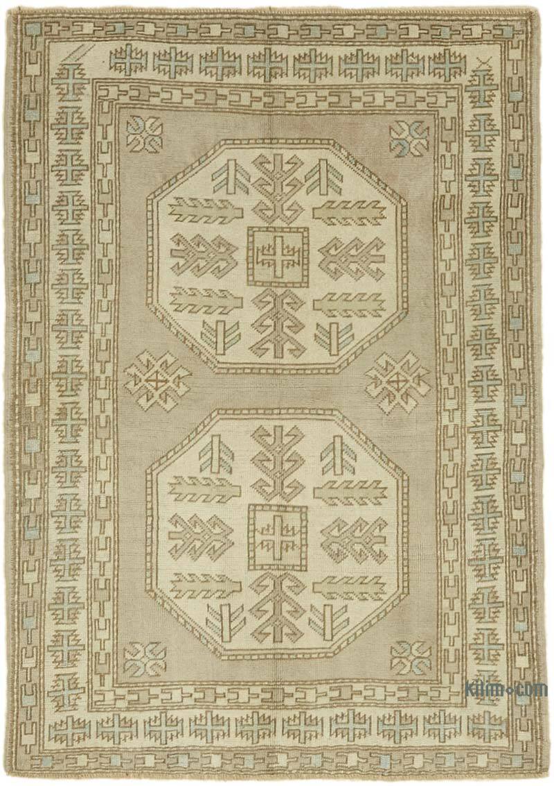 El Dokuma Vintage Halı - 127 cm x 180 cm - K0078714
