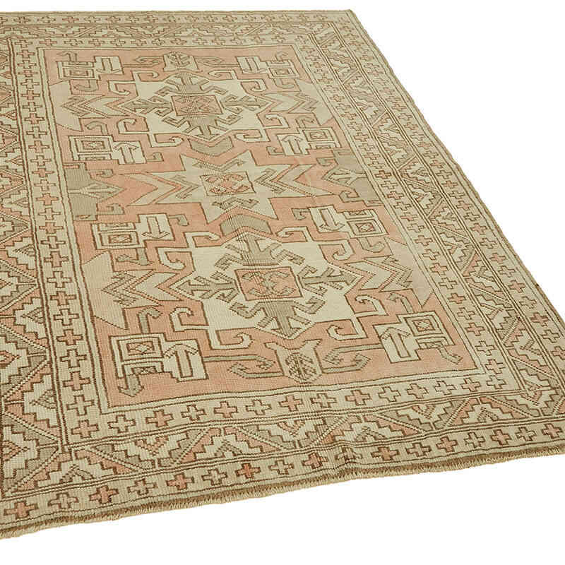Vintage Turkish Hand-Knotted Rug - 4' 3" x 5' 10" (51" x 70") - K0078715