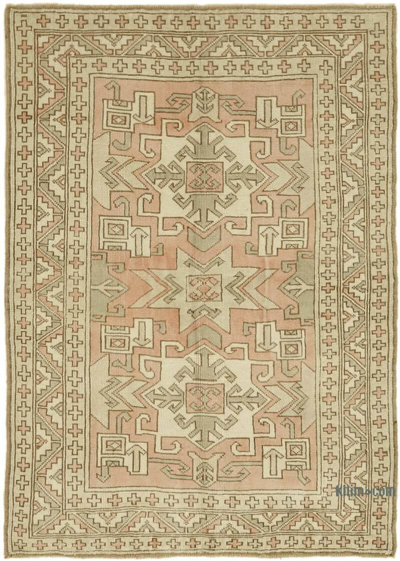 Vintage Turkish Hand-Knotted Rug - 4' 3" x 5' 10" (51" x 70") - K0078715