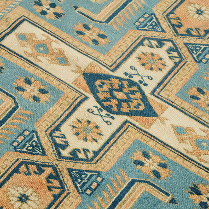Alfombra Vintage Turca Anudada a Mano - 123 cm x 189 cm - K0078717
