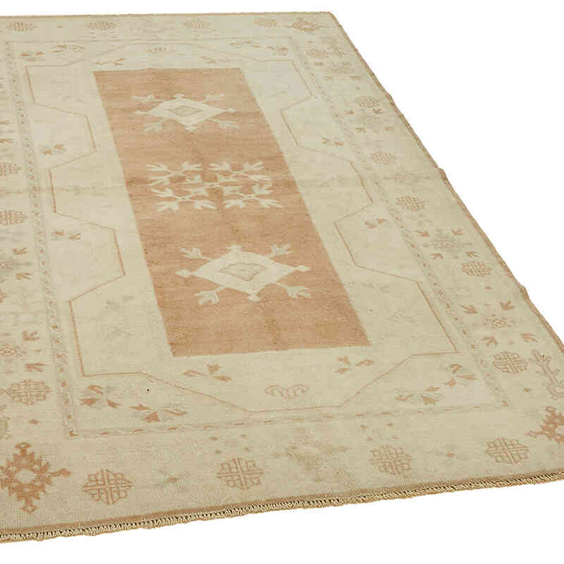 El Dokuma Vintage Halı - 122 cm x 186 cm - K0078720