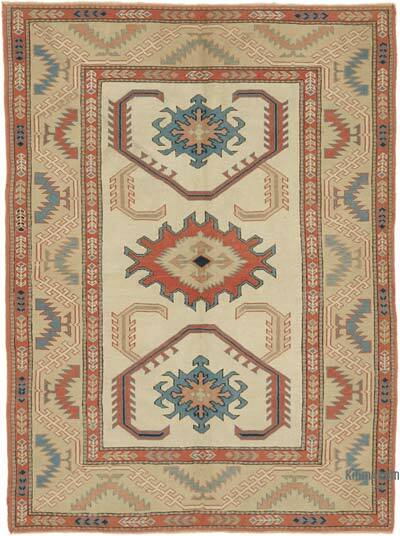 El Dokuma Vintage Halı - 145 cm x 202 cm