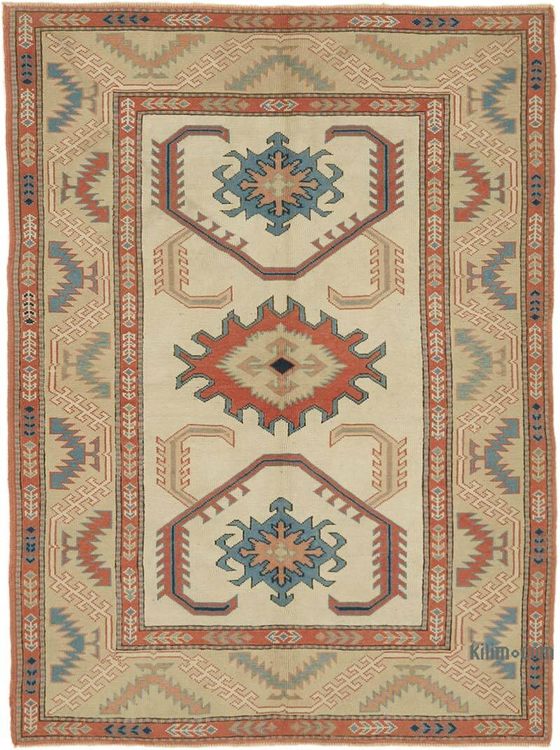 Vintage Turkish Hand-Knotted Rug - 4' 9" x 6' 8" (57" x 80") - K0078723
