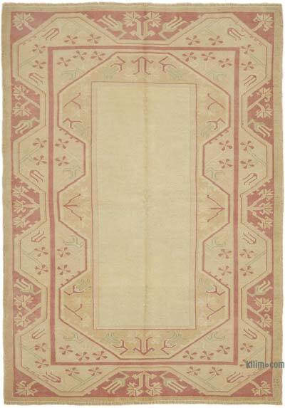 Alfombra Vintage Turca Anudada a Mano - 140 cm x 200 cm