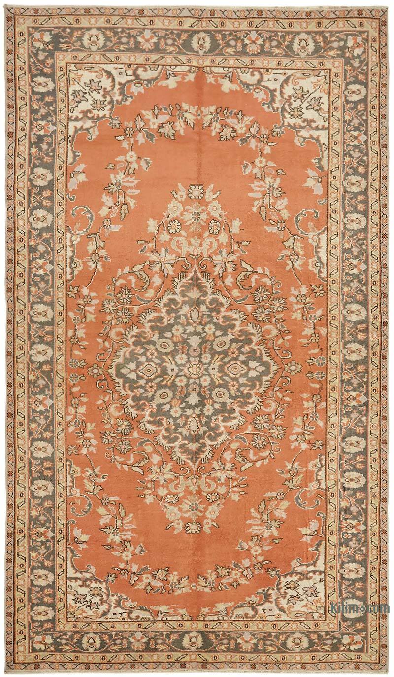 Alfombra Vintage Turca Anudada a Mano - 176 cm x 291 cm - K0078726