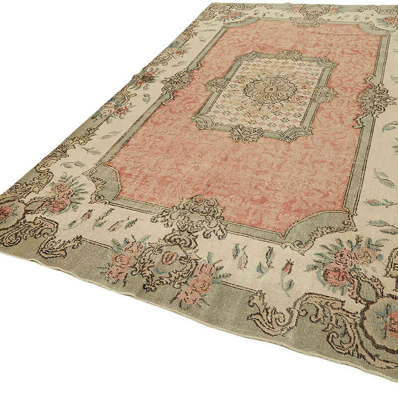 Vintage Turkish Hand-Knotted Rug - 6' 5" x 10' 10" (77" x 130") - K0078727