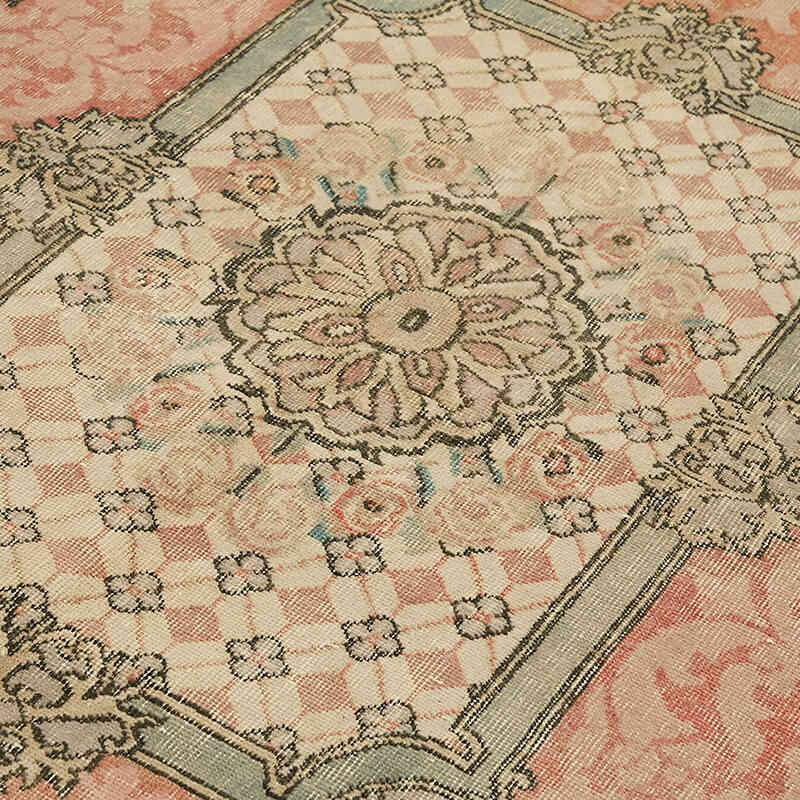 Vintage Turkish Hand-Knotted Rug - 6' 5" x 10' 10" (77" x 130") - K0078727