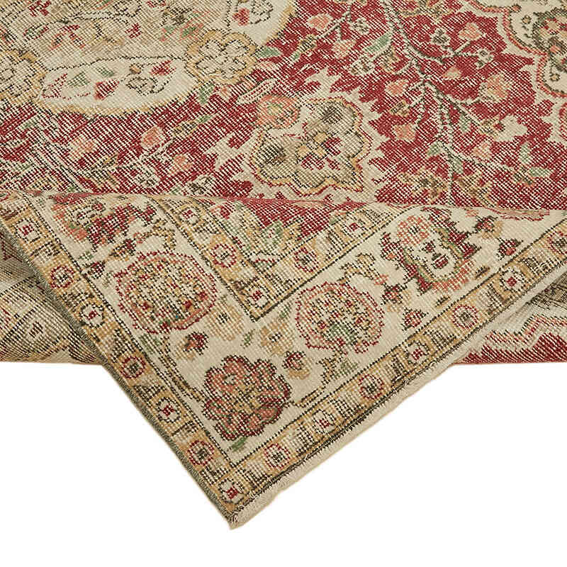 Alfombra Vintage Turca Anudada a Mano - 155 cm x 272 cm - K0078728