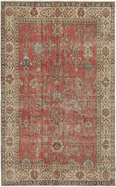 Vintage Turkish Hand-Knotted Rug - 6' 8" x 10' 4" (80" x 124")