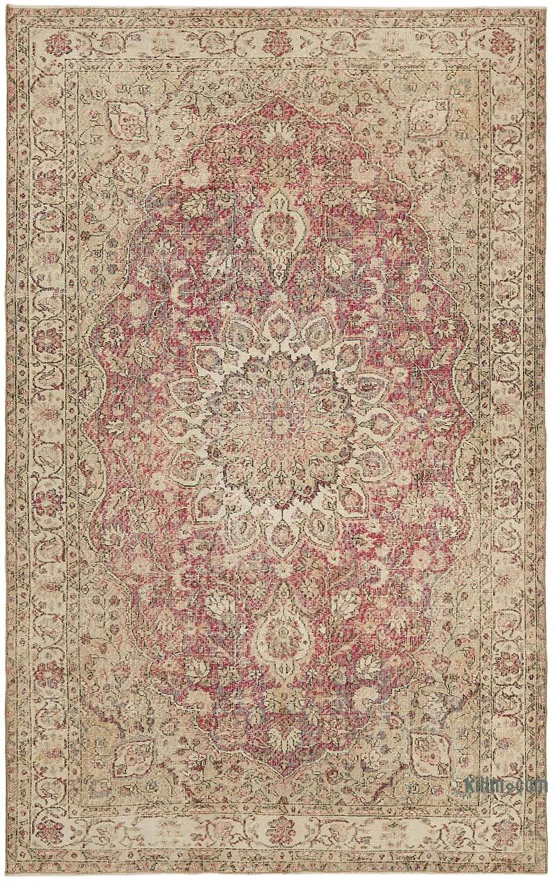 El Dokuma Vintage Halı - 195 cm x 303 cm - K0078730