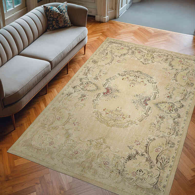 El Dokuma Vintage Halı - 208 cm x 309 cm - K0078732