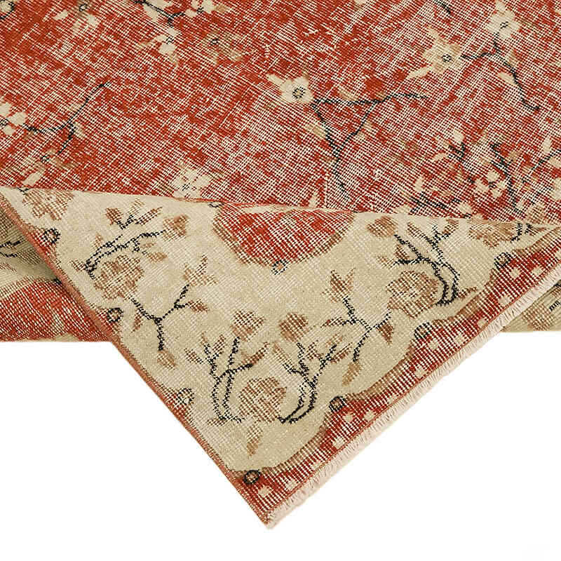 El Dokuma Vintage Halı - 155 cm x 258 cm - K0078733