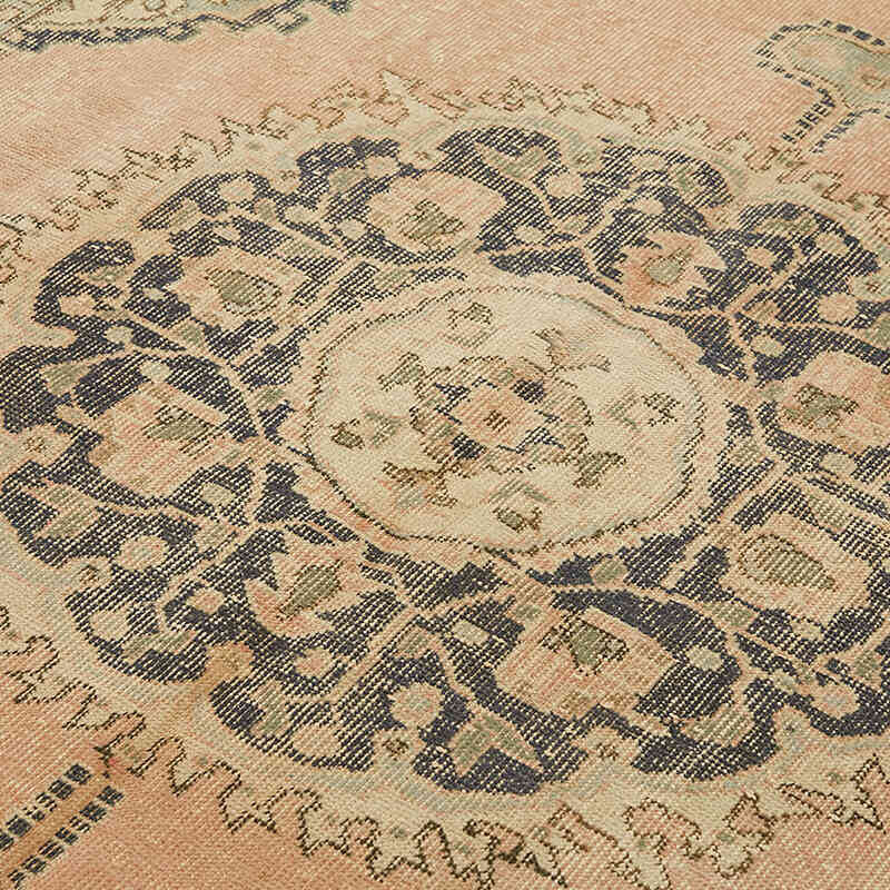Vintage Turkish Hand-Knotted Rug - 6' 3" x 10' 4" (75" x 124") - K0078736