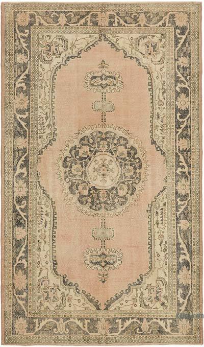 Alfombra Vintage Turca Anudada a Mano - 191 cm x 316 cm