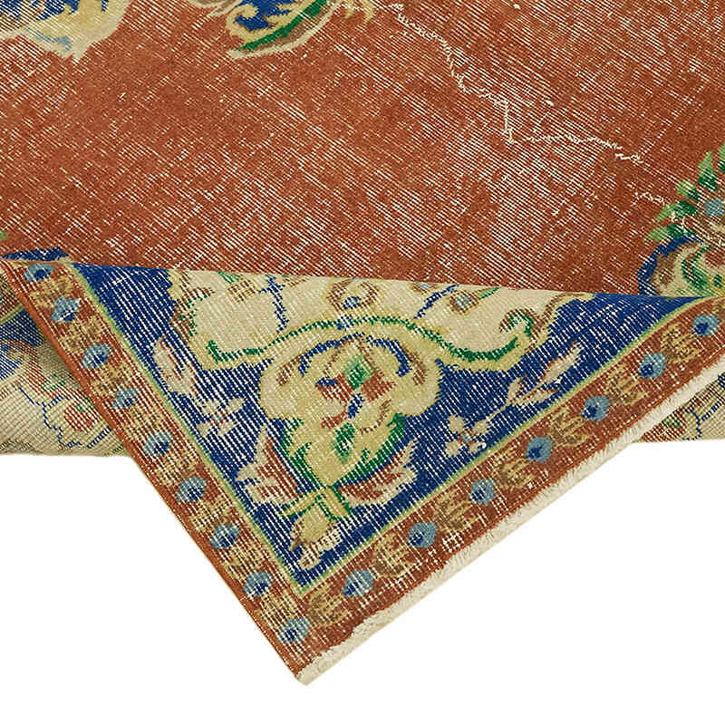 El Dokuma Vintage Halı - 190 cm x 273 cm - K0078738