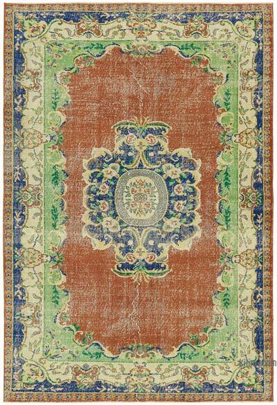 El Dokuma Vintage Halı - 190 cm x 273 cm