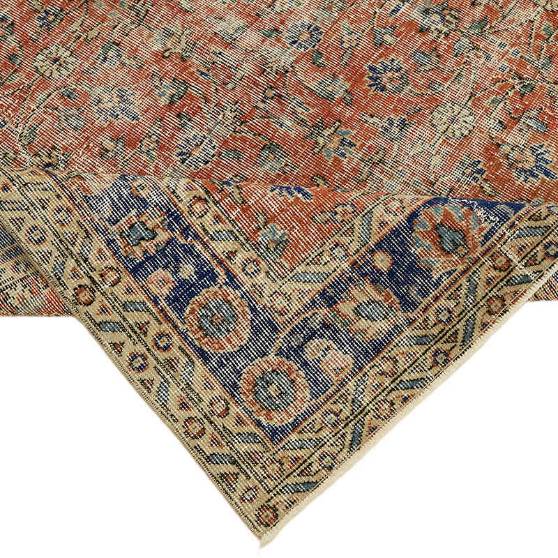 Vintage Turkish Hand-Knotted Rug - 4' 11" x 8' 7" (59" x 103") - K0078739
