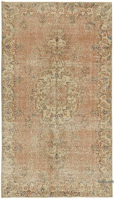 Alfombra Vintage Turca Anudada a Mano - 150 cm x 254 cm