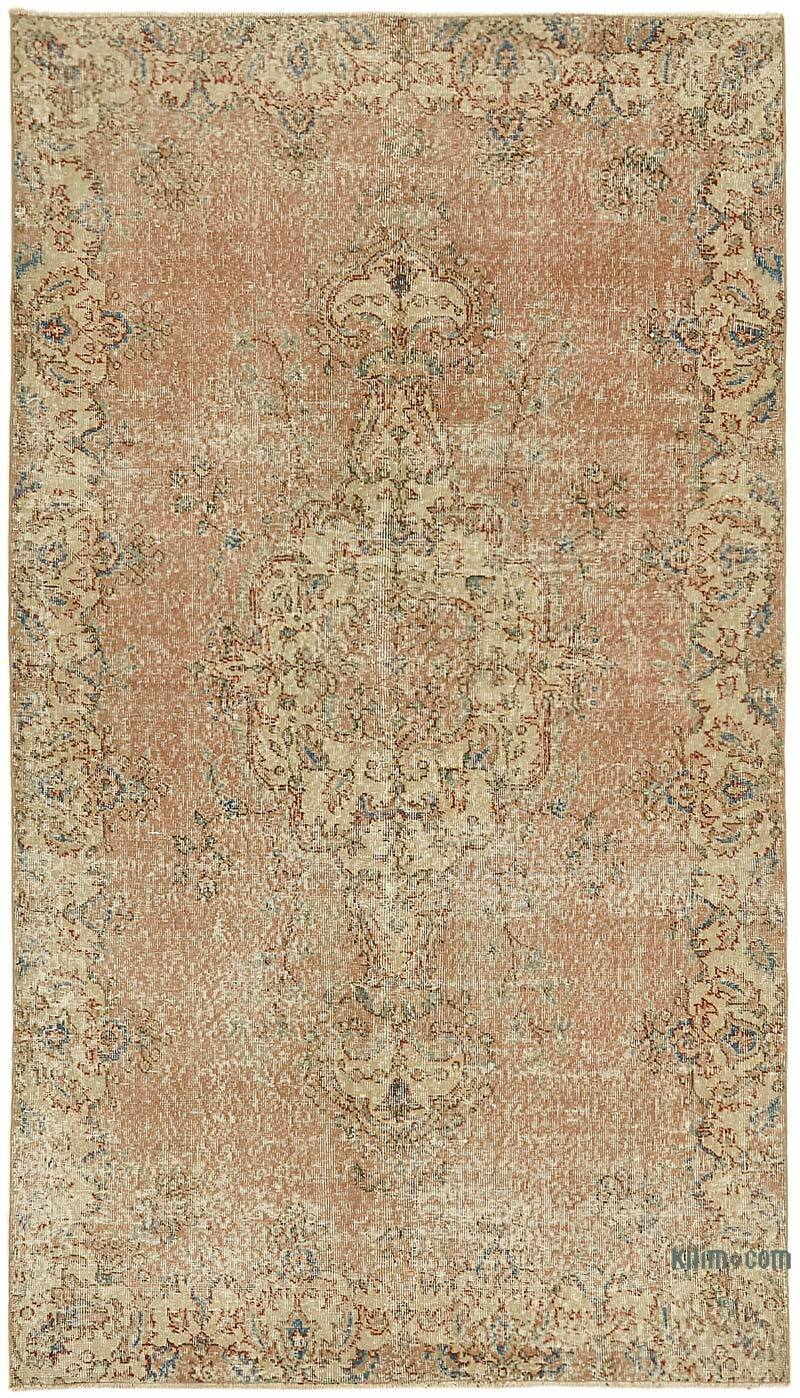 Vintage Turkish Hand-Knotted Rug - 4' 11" x 8' 4" (59" x 100") - K0078740