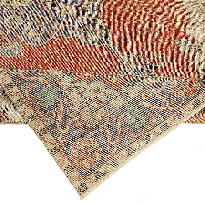 Vintage Turkish Hand-Knotted Rug - 5' 2" x 8' 11" (62" x 107") - K0078741