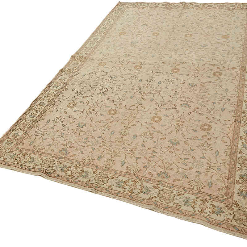 El Dokuma Vintage Halı - 160 cm x 262 cm - K0078743