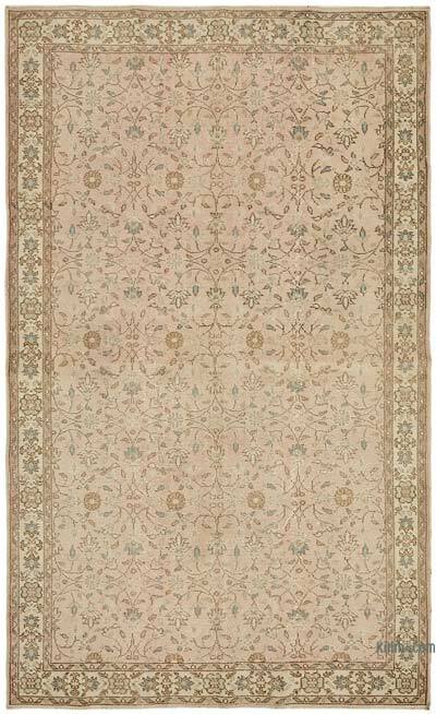 Alfombra Vintage Turca Anudada a Mano - 160 cm x 262 cm