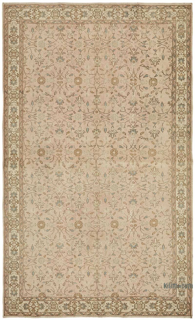 El Dokuma Vintage Halı - 160 cm x 262 cm - K0078743